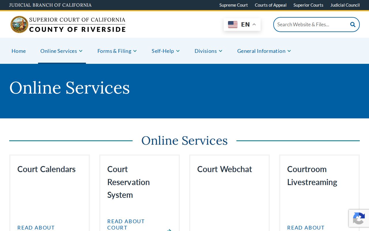 La Quinta people search through Riverside Superior Court online services