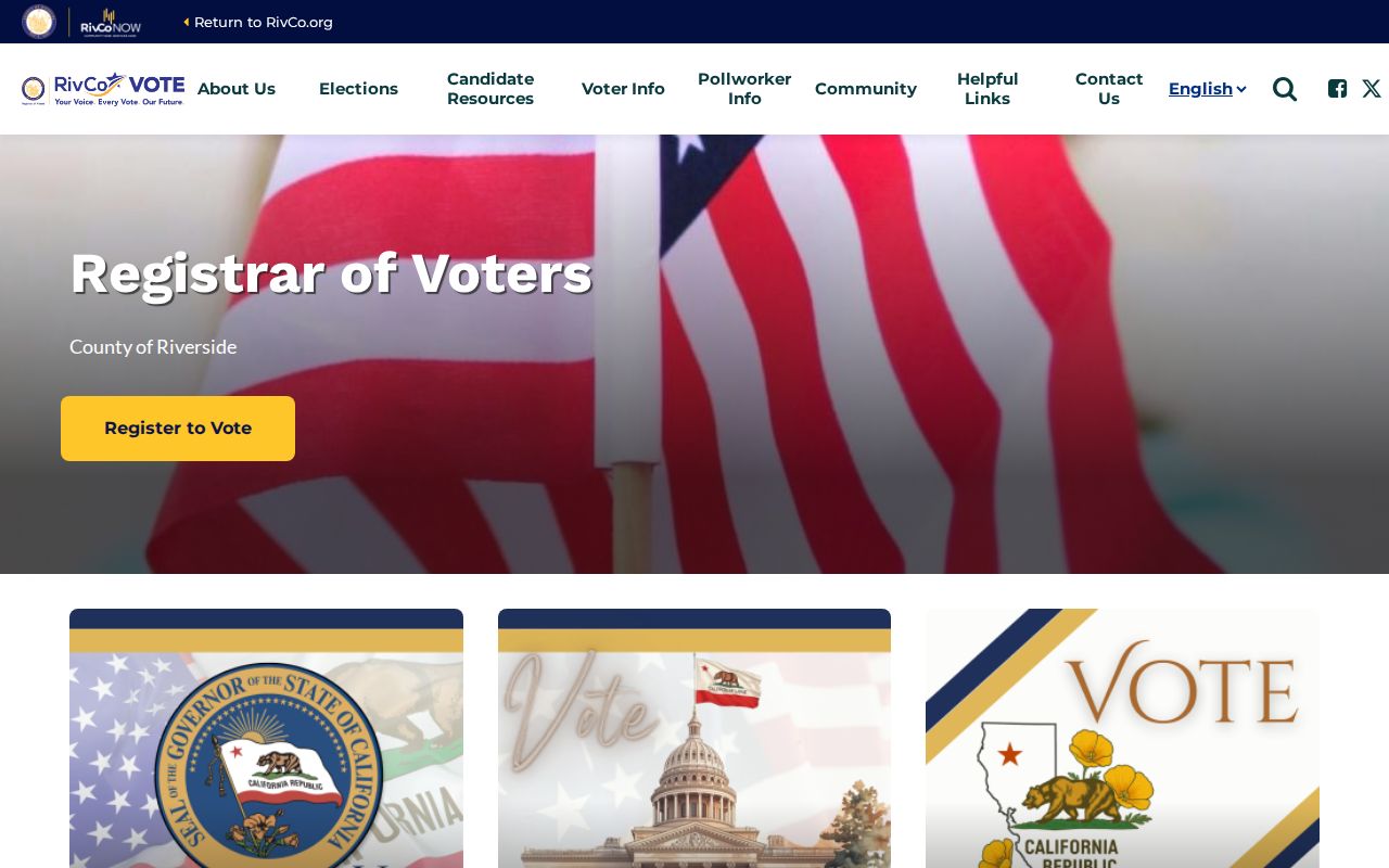Riverside County office for La Quinta voter records